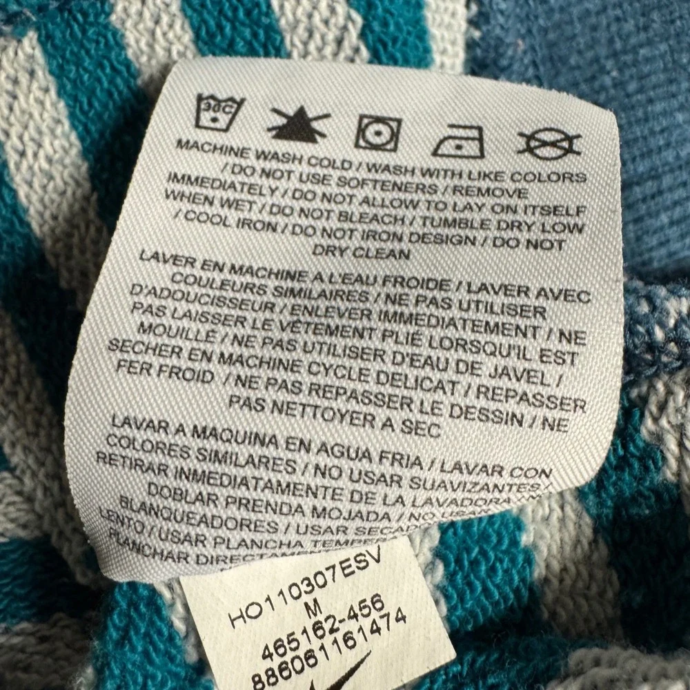 Nike Athletic Dept Kids‎ Crewneck Striped Long Sleeve Sweatshirt Size M